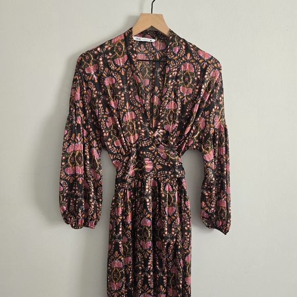 Zara long Maxi dress bloggers favorite Small - Picture 6 of 10